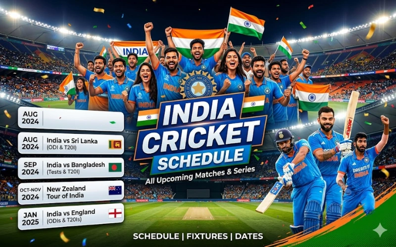 india cricket schedule at Playwin567 featured image